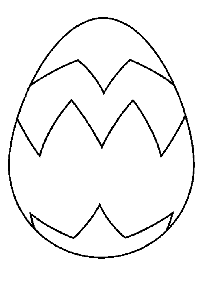 Blank Easter Egg Templates | Activity Shelter