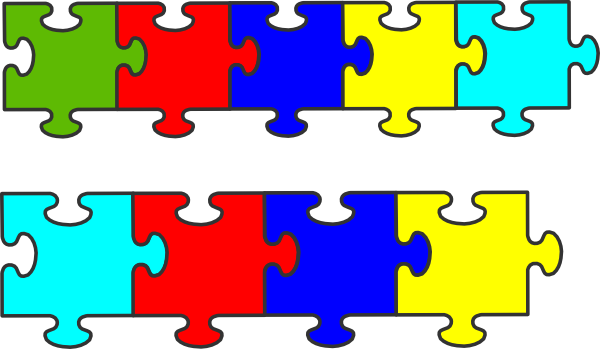 Autism puzzle piece clip art