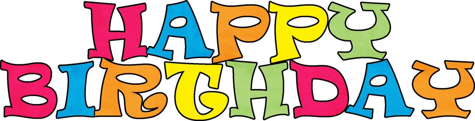 Happy Birthday Png Text Clipart - Free to use Clip Art Resource