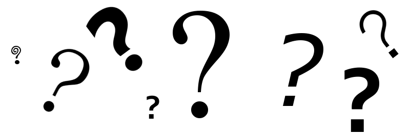 QUESTION MARKS