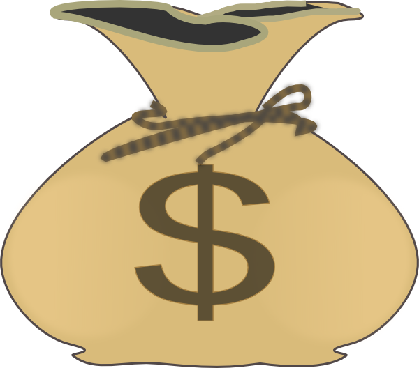 Sack of money clipart