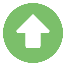 Moth green up circular icon - Free moth green arrow up icons ...