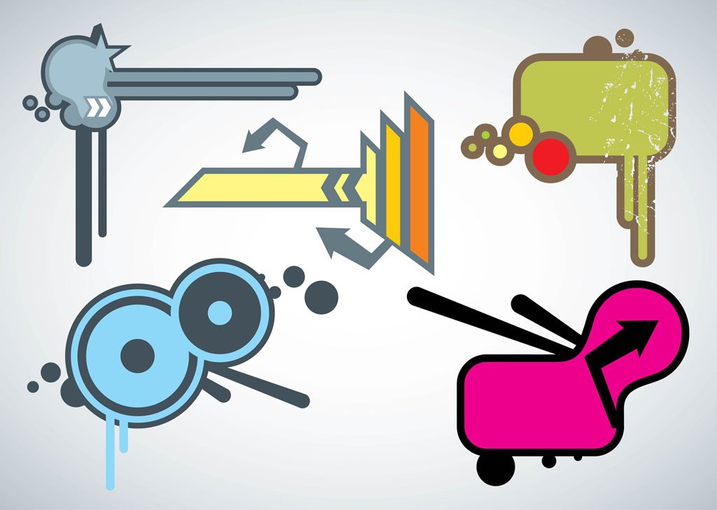 Abstract Vector Shapes Vector Art & Graphics | freevector.com