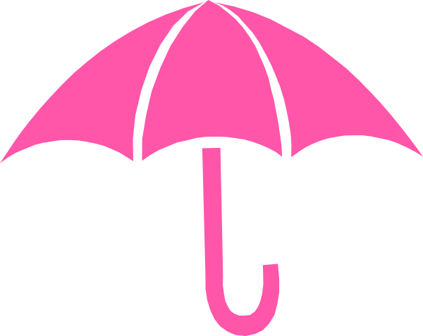 Pink Umbrella 2 Clip Art - vector clip art online ...