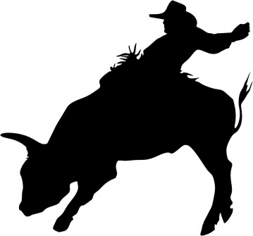 Rodeo Bull Riding Clipart