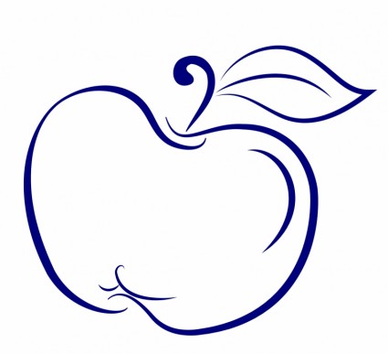 Apple Logo Outline | Free Download Clip Art | Free Clip Art | on ...