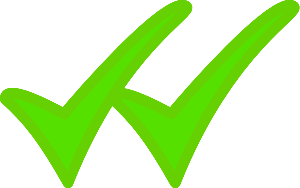 Double Green Ticks Ios Whatsapp Clip Art - vector ...
