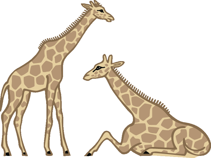 Giraffe Clipart Black And White - Free Clipart Images