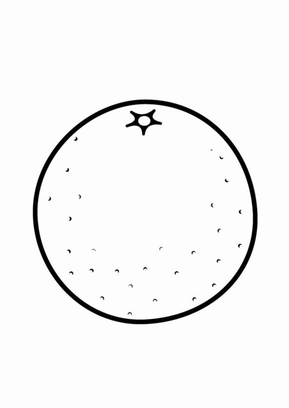 Orange Drawing - ClipArt Best