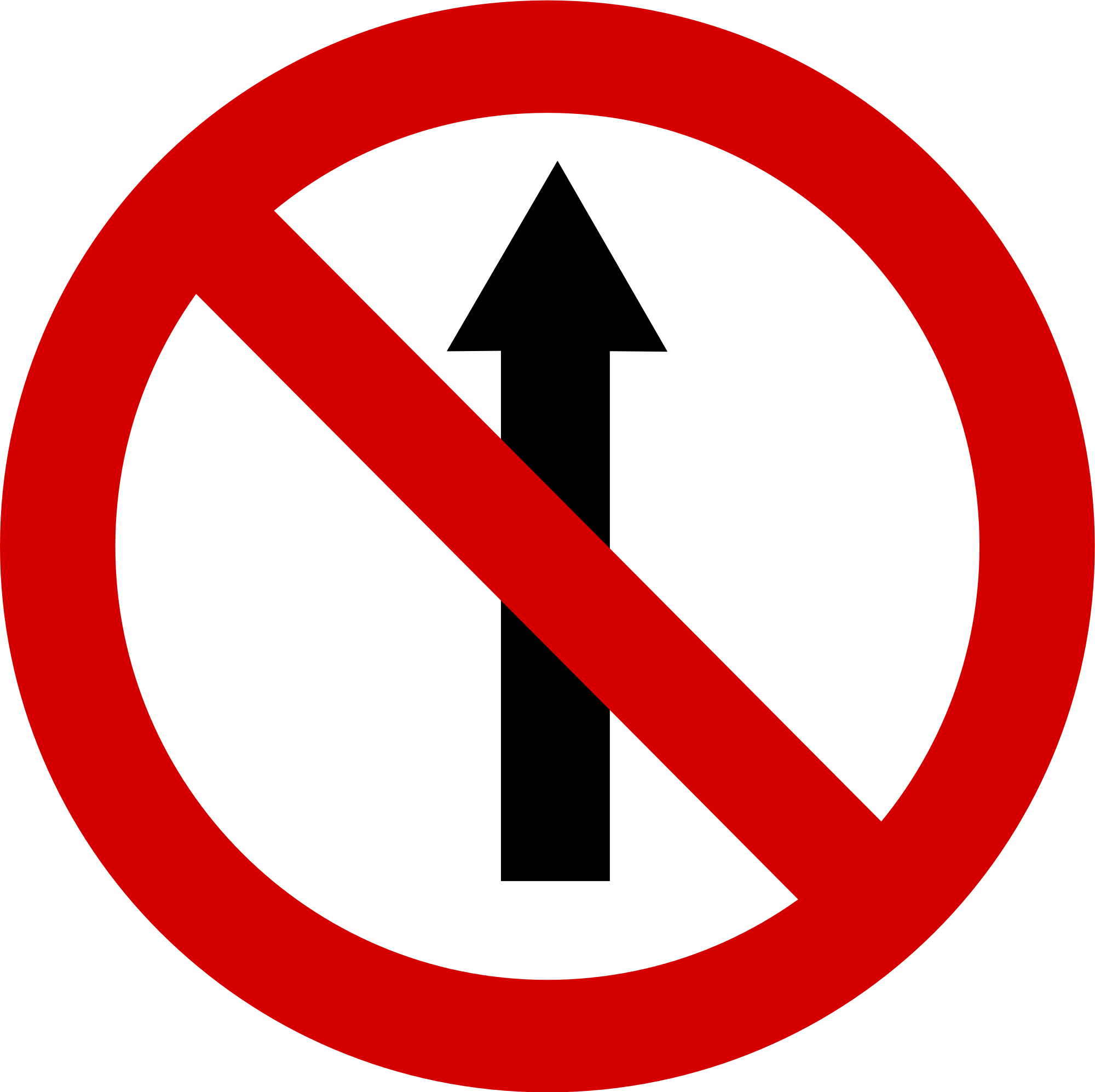 File:Mandatory road sign no entry.svg