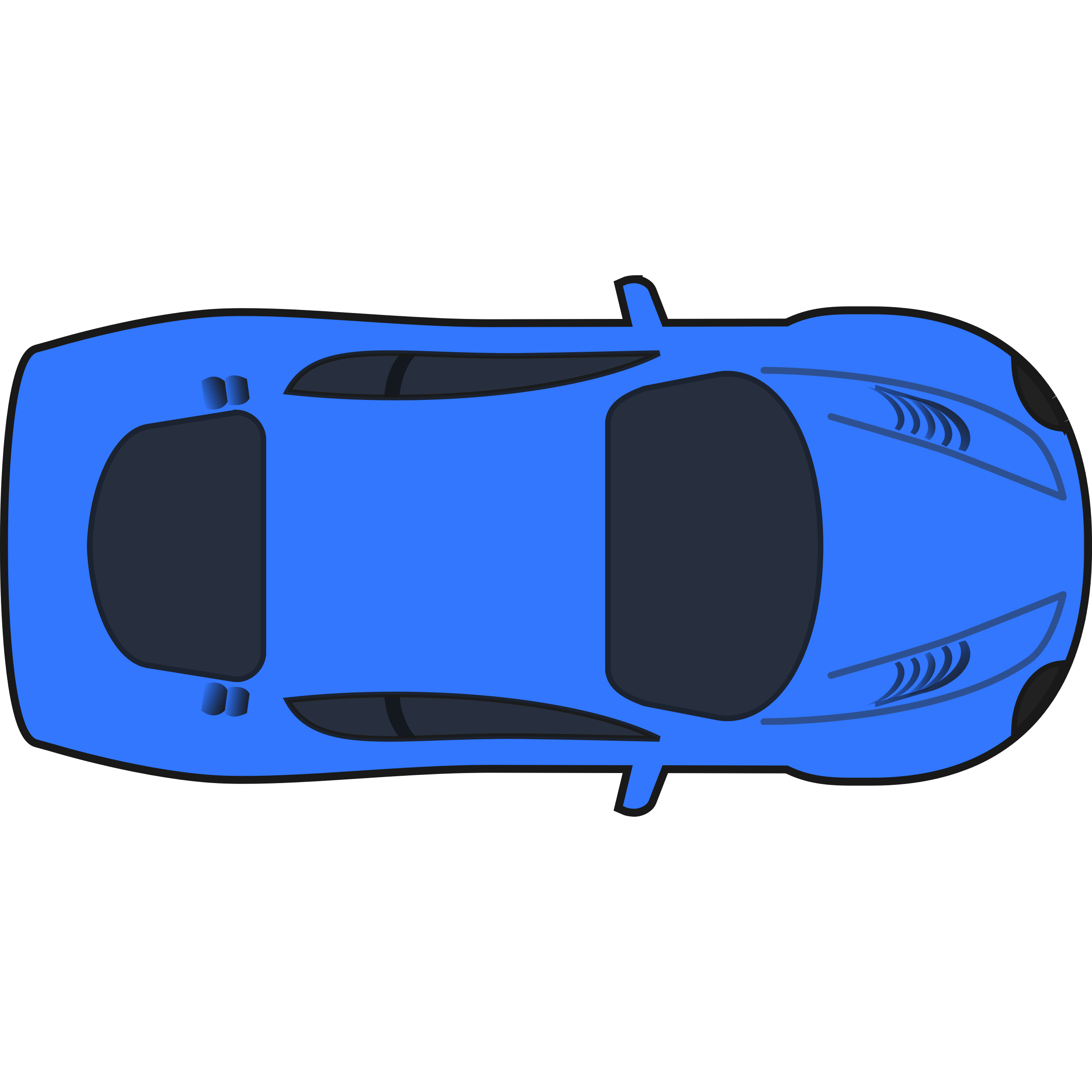Clipart car top view