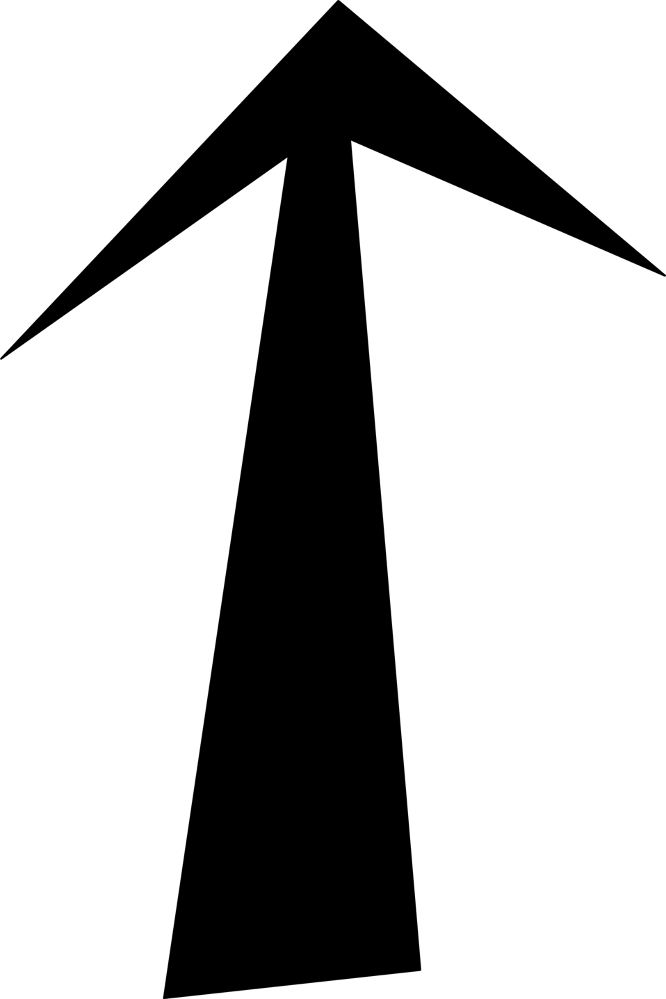Arrow Black | Free Stock Photo | Illustration of an up arrow | # 3473
