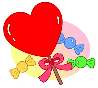 Candy Hearts Clipart
