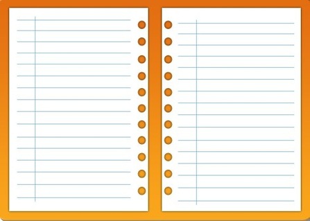 Notepad Template Clipart - Free to use Clip Art Resource