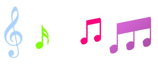 Colorful music clipart - ClipartFox