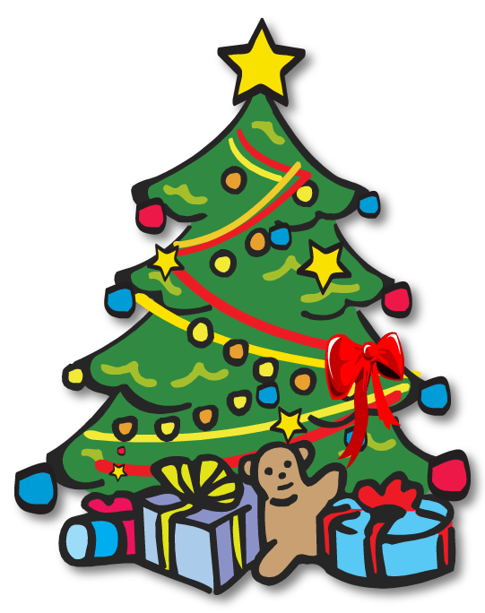 Xmas tree clip art christmas tree clipart black and white 2 ...