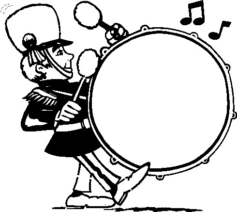 Marching Drumline Clipart