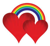 Rainbow Heart Clip Art