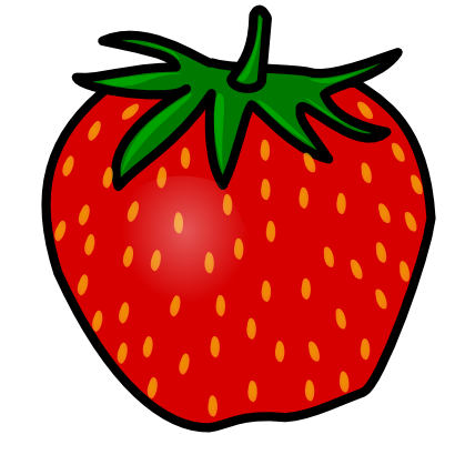 Strawberry Clipart Black And White - Free Clipart ...