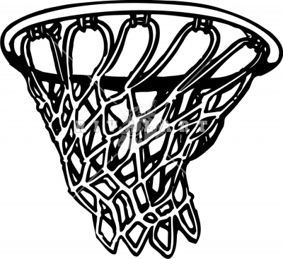 Basketball net vector clipart