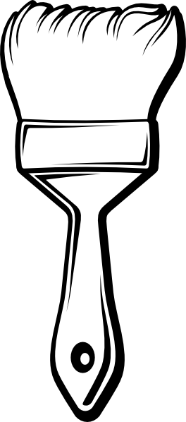 Paint Brush Coloring Page - ClipArt Best