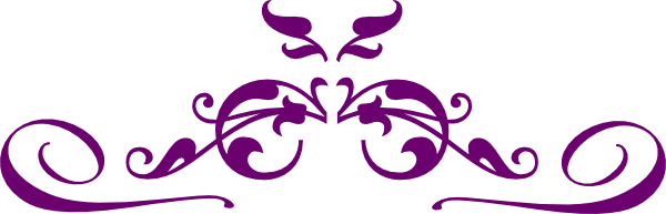 Purple Flower Swirl Clip Art - vector clip art online ...