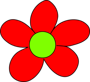Red Flower Clipart - Tumundografico
