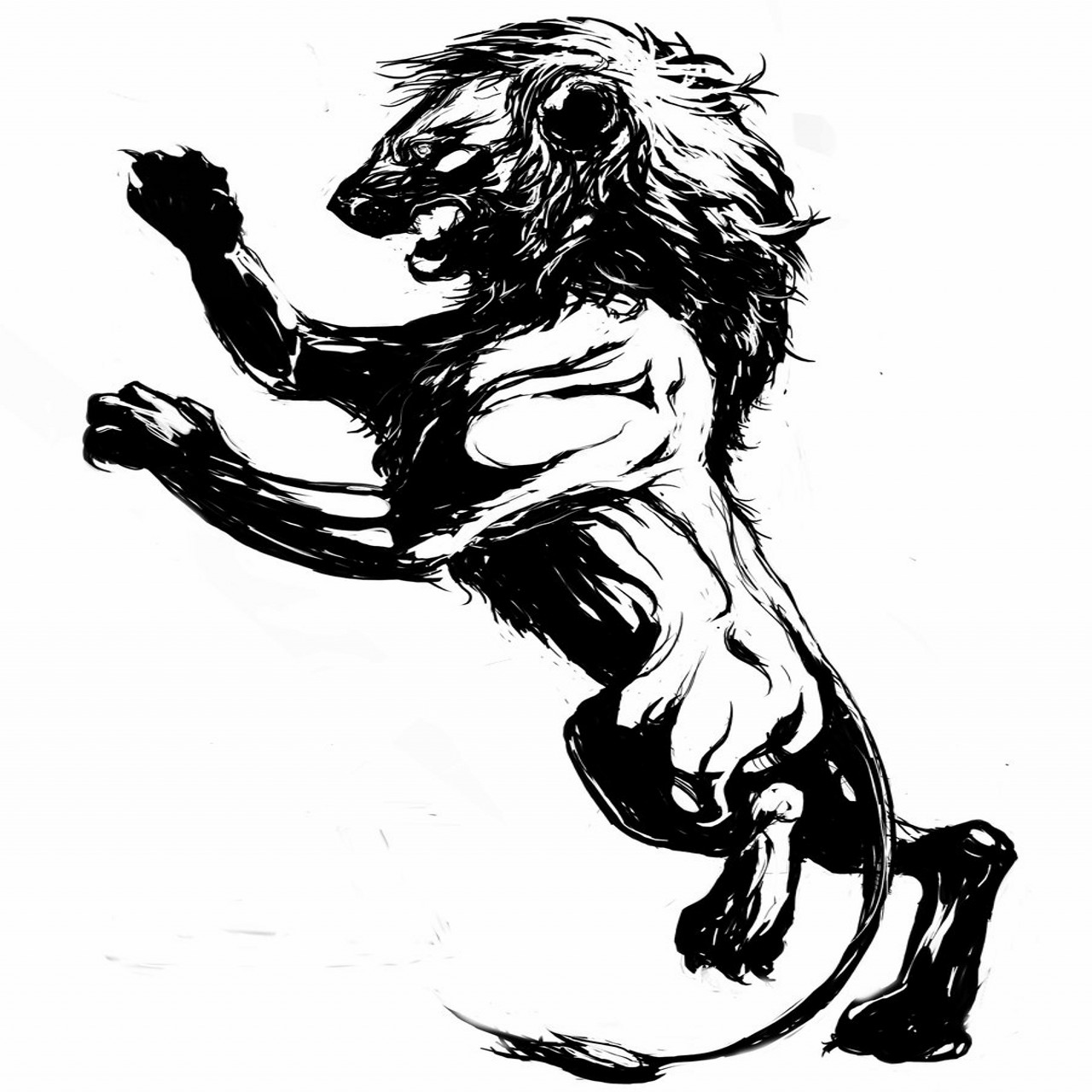Lion Claw Tattoo