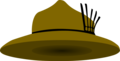 cowboy hat Indiana Jones - vector Clip Art