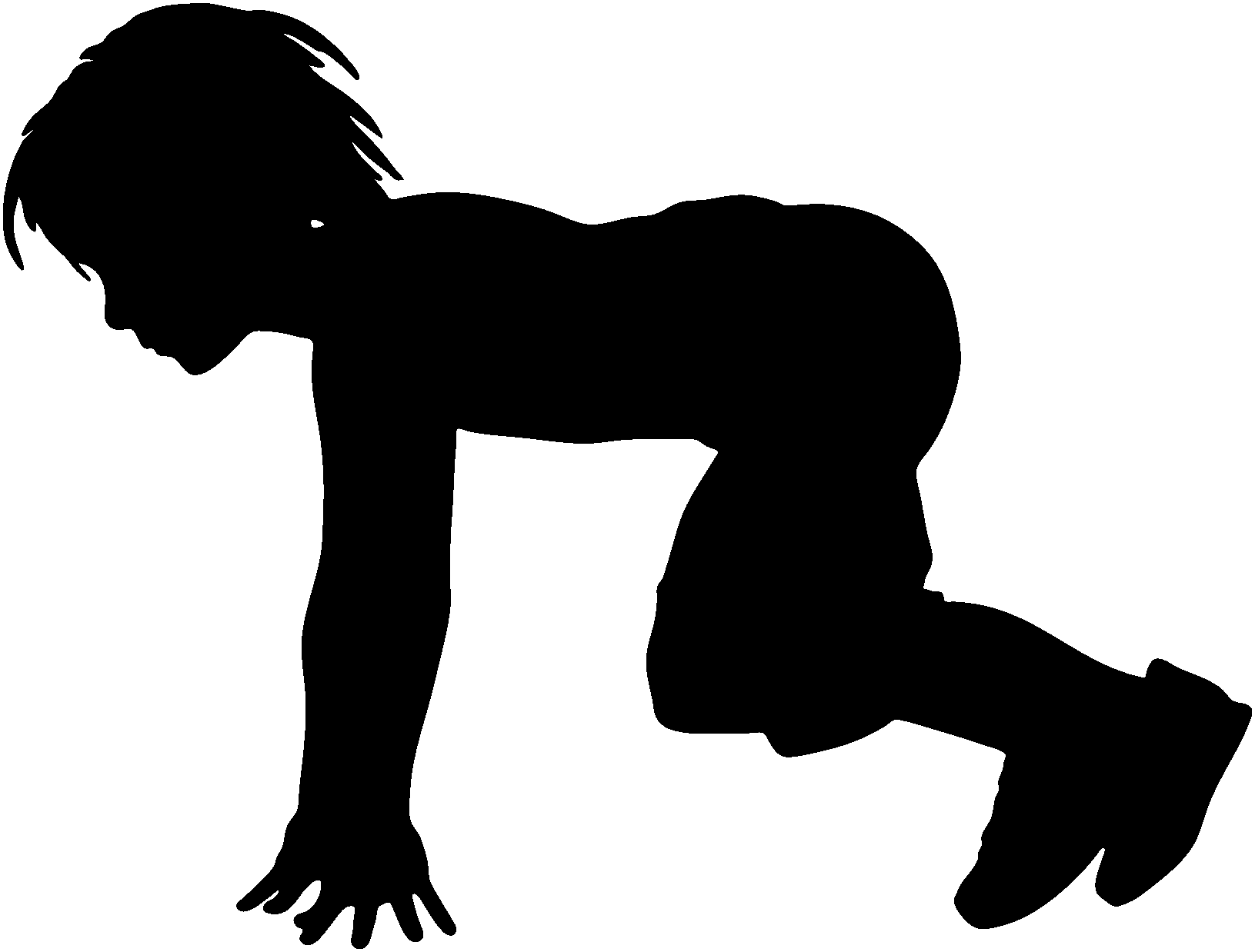 Children Playing Silhouette