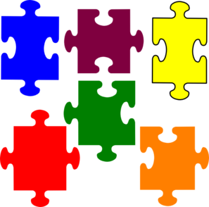 Jigsaw Puzzle Clip Art - vector clip art online ...