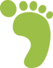 Foot Cartoon - vector clip art online, royalty free & public domain