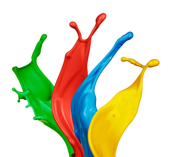 4-Designer | Dynamic paint splashes 10 HD Images