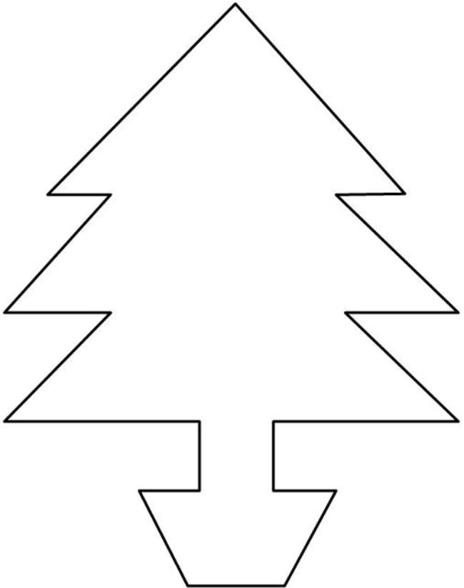 CHRISTMAS TREE COLORING PAGES