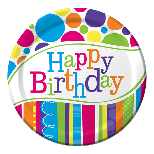Bright & Bold 40th Birthday Party - Bulk Napkins, Plates | My ...