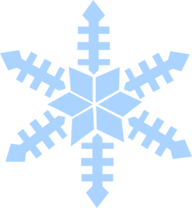 Blue Snowflake clip art - vector clip art online, royalty free ...