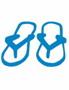 Amazon.com - Hawaii Summer Beach Flip Flop Rubber Slippers Clip ...