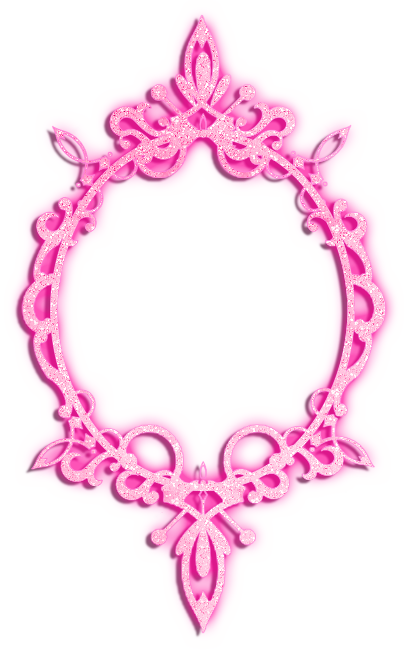 Pink Glitter Frame
