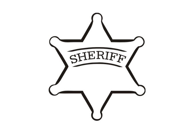 sheriffs badge Colouring Pages