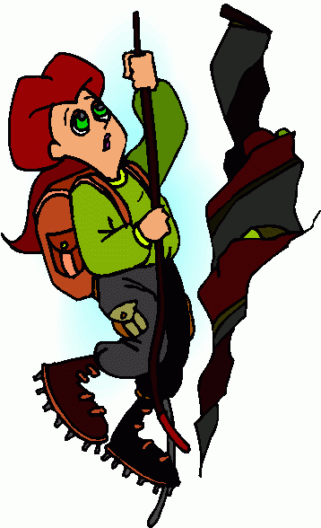 Mountain Climbing Clip Art