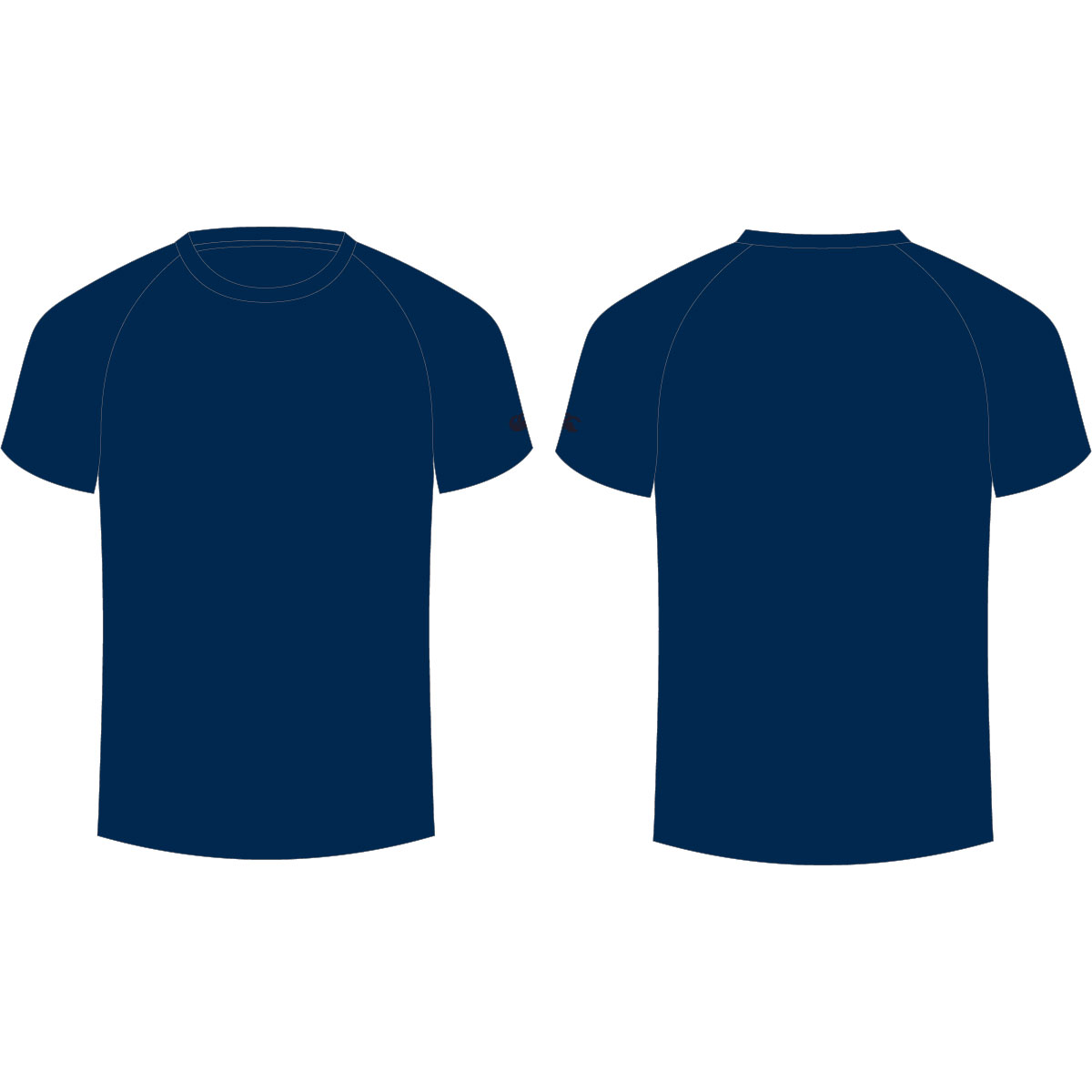 Blue T Shirt Template