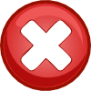 Red X Cross Wrong Not clip art - vector clip art online, royalty ...