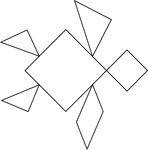 Tangram Outline Puzzles | ClipArt ETC