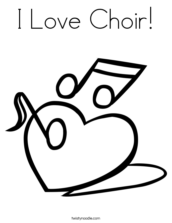 Notes Coloring Pages - Twisty Noodle