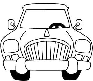 Cars, Cartoon and Coloring