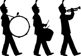 Pep band clipart