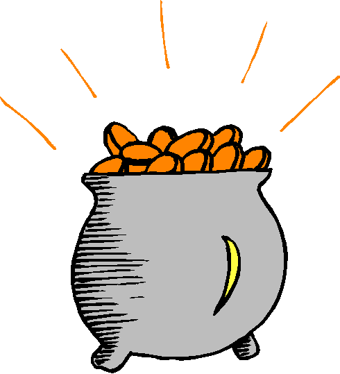 Free Pot of Gold Clipart - Public Domain Holiday/StPatrick clip ...