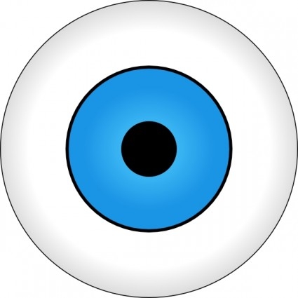 Cartoon Eyeball Clipart