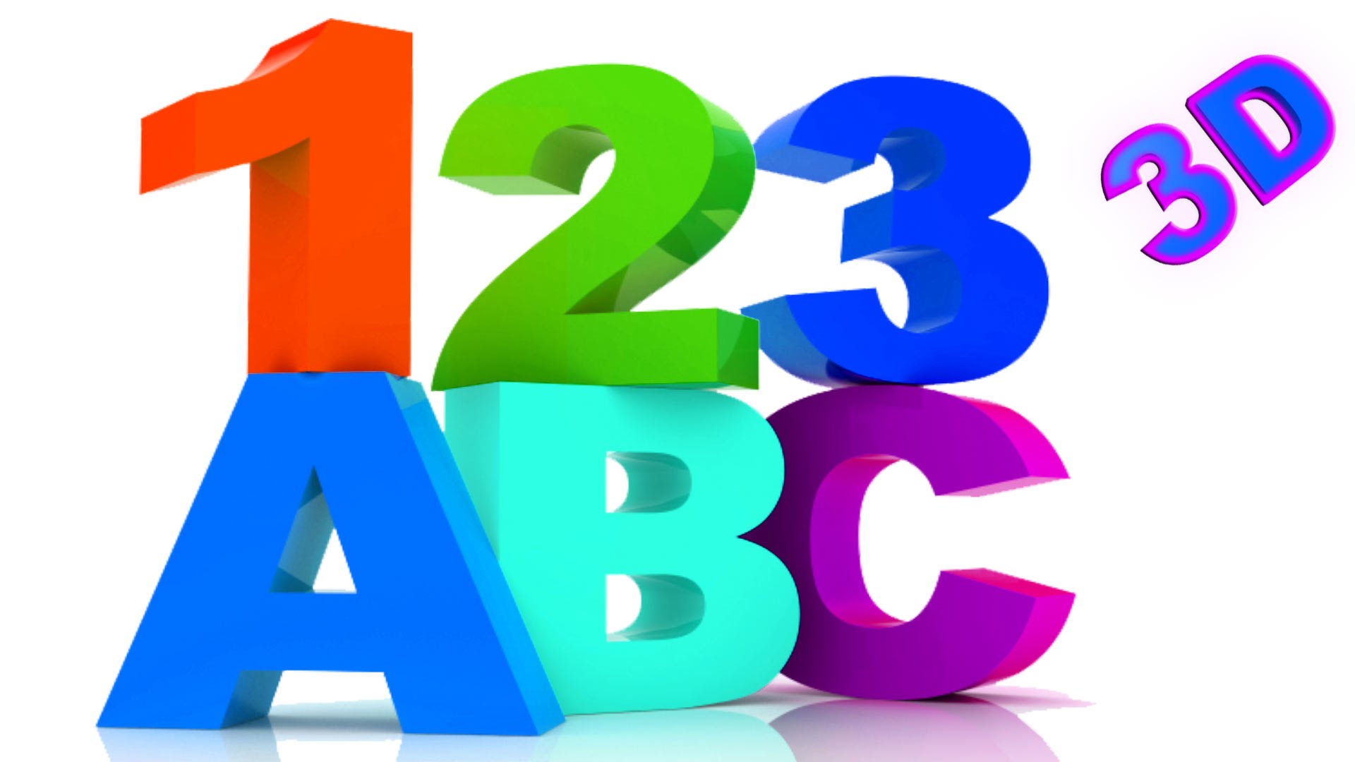 ABC Song And Numbers Songs Collection | 3D Learn ABC and Numbers ...