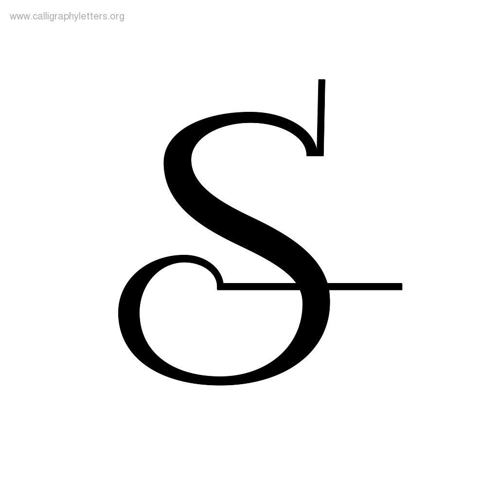 Galberik Contextual A-Z Calligraphy Lettering Styles To Print ...
